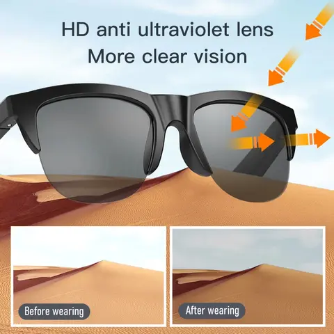LUNETTE AVEC CASQUE BLUETOOTH INTÉGRÉ