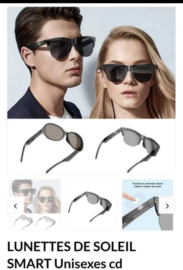 LUNETTE AVEC CASQUE BLUETOOTH INTÉGRÉ