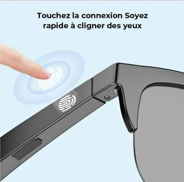 LUNETTE AVEC CASQUE BLUETOOTH INTÉGRÉ